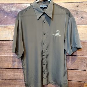 Western Wear Daniali Button Down Scorpion Shirt L